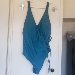 Cupshe Swimsuit Turquoise Size 2x